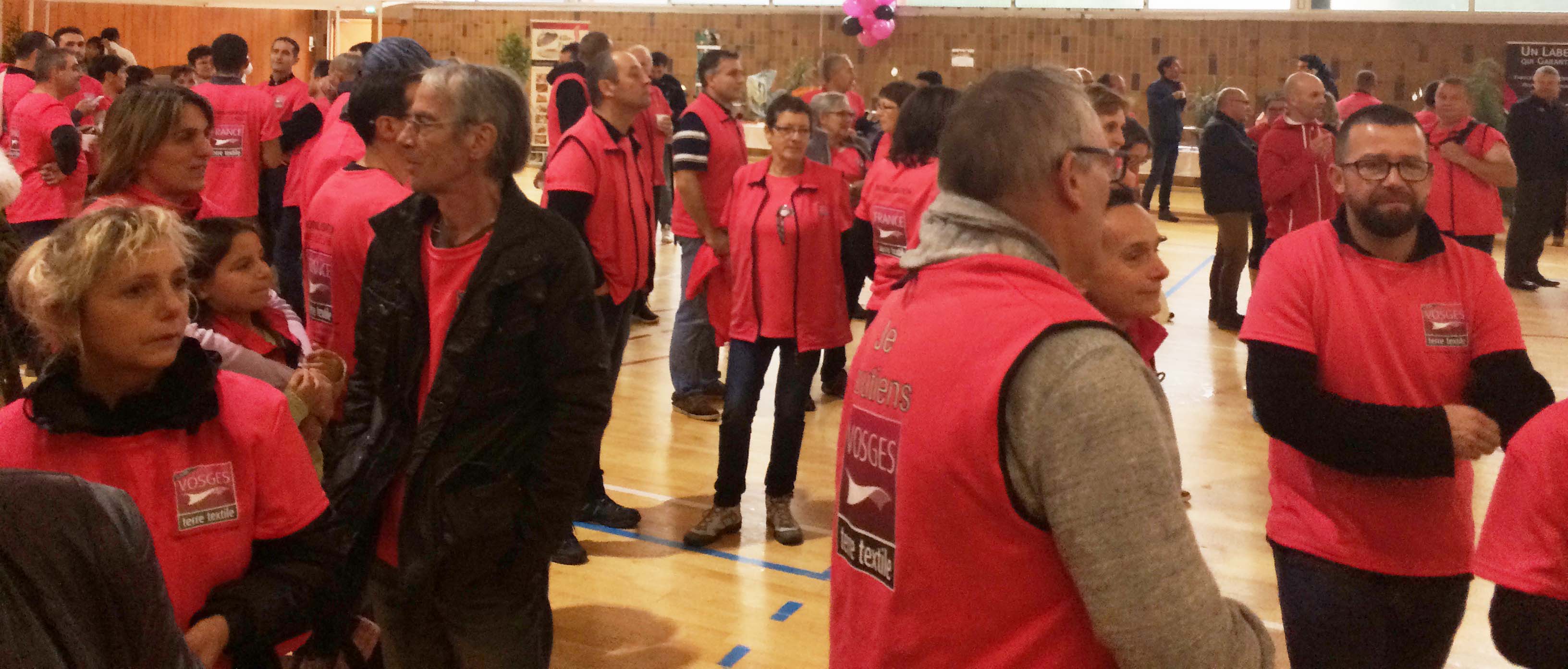 500 salariés de la filière textile des Vosges réunis à Saint-Amé pour leurs emplois et leurs entreprises