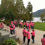 Arrivée des premiers participants Vosges terre textile à l’Espace LAC de Gérardmer