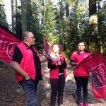 Franck de Innothera Charlotte de Maille Verte des Vosges et Johanna de Blanc des Vosges les chevilles ouvrières de cette Journée de mobilisation autour de Vosges terre textile