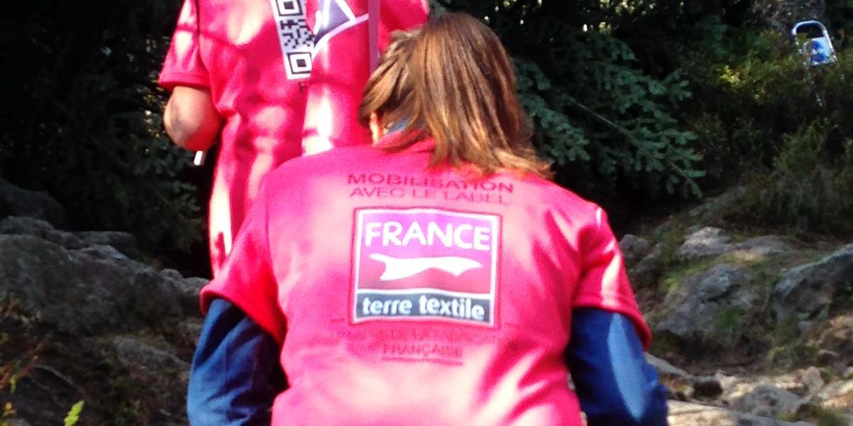 Nos jolis T-shirts Mobilisation autour du label France terre textile 100% fabqiués dans les Vosges