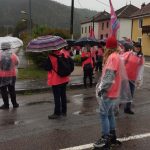 Quelques rollers ont aussi participé à la Mobilisation Vosges terre textile