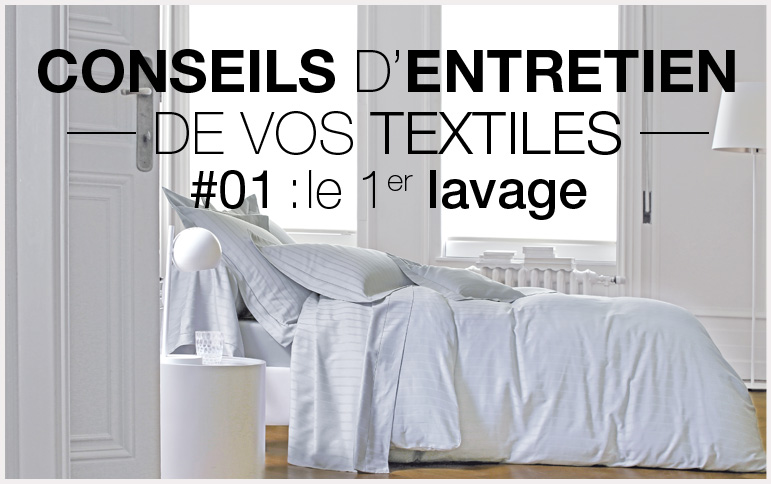 Conseil d'entretien Vosges terre textile linge de lit