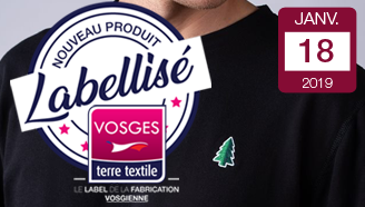 Le sweat /Ko.Kot/ est labellisé Vosges terre textile