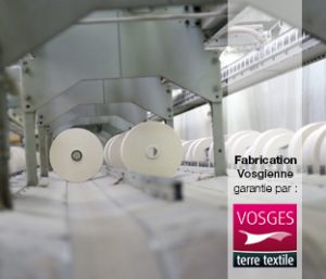 Filature française de fils simples ou retordus en coton ou mélange coton polyester