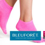 Socquettes roses pour femmes fabriquées par Bleuforêt