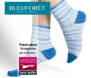 Le fabricant français de chaussettes lance une collection de chaussettes labellisées Vosges terre textile