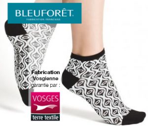 Le fabricant français de chaussettes lance une collection de chaussettes labellisées Vosges terre textile