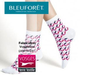 Le fabricant français de chaussettes lance une collection de chaussettes labellisées Vosges terre textile