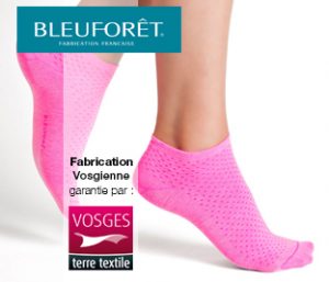 Le fabricant français de chaussettes lance une collection de chaussettes labellisées Vosges terre textile