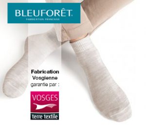 Le fabricant français de chaussettes lance une collection de chaussettes labellisées Vosges terre textile