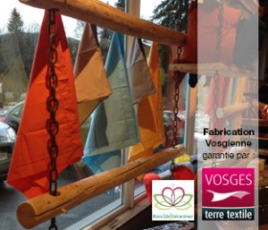 Du linge uni fabriqué dans les Vosges labellisé Vosges terre textile