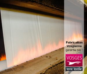 flambage textile dans les Vosges